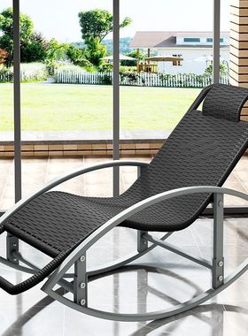 户外阳台休闲摇椅成人午睡罗汉床夏天庭院高档躺椅家用休闲罗汉床