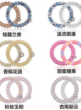 英国HOSUKKO【畅销款】电话线轻奢发圈女性发卡夹子头饰网红爆款