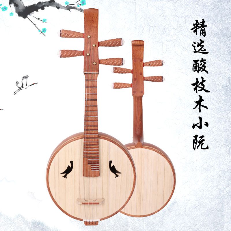 花梨木小阮 高音阮红木阮初学入门椿木小阮 中阮考级演奏民族乐器