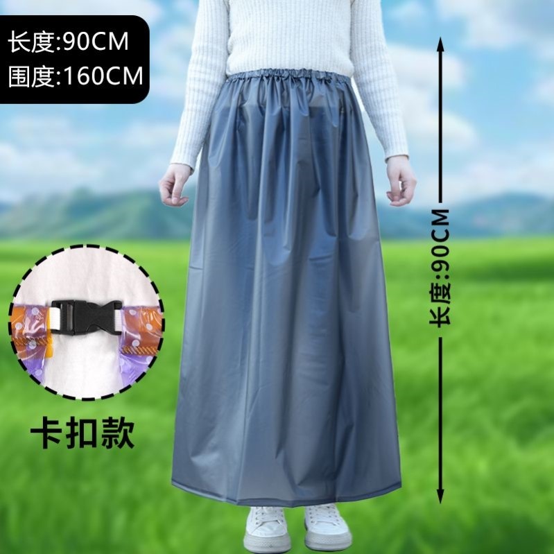 全包围防雨围裙电动车电瓶车围裙裤一片式雨衣护腿档防水防湿雨裤