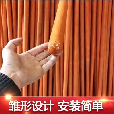 铁锹把硬木铁锨把各长短圆口木棒镐柄铁铲把农具木棍结实工地铲把
