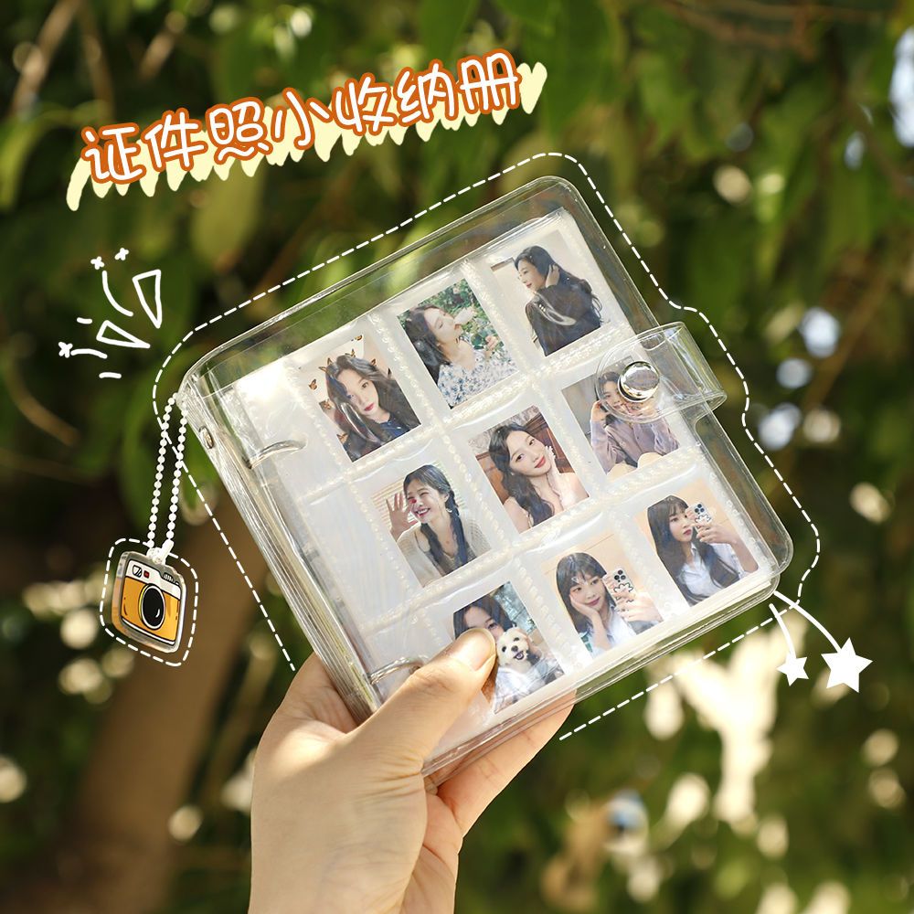 大头贴收纳册1寸2寸证件照收纳册收集大头贴照片大容量3寸拍立得