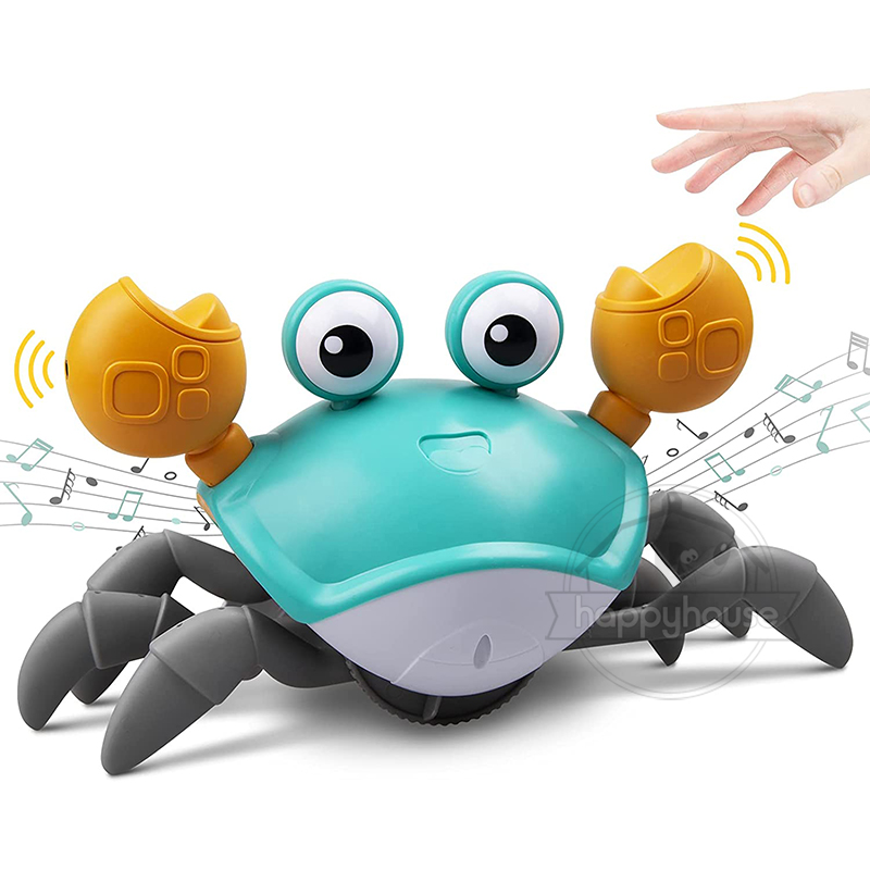 Crawling Crab Baby Toys with Music LED Light Up Musical Toys
