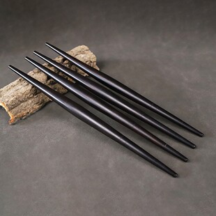 高端紫光檀鱼肚型擀面杖两头尖实木高档檀木擀面杖包饺子家用尖头