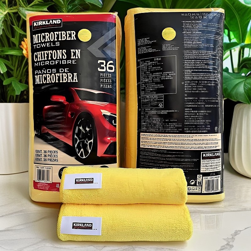 上海Costco代购出口Kirkland科克兰超细纤维毛巾抹布吸水不易