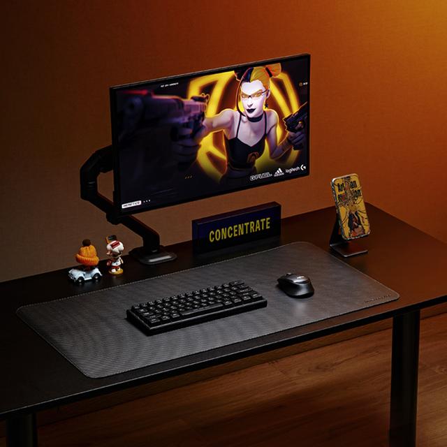 【爆款推荐】松能电脑桌垫碳纤维质感超大百搭时尚鼠标垫防水办公