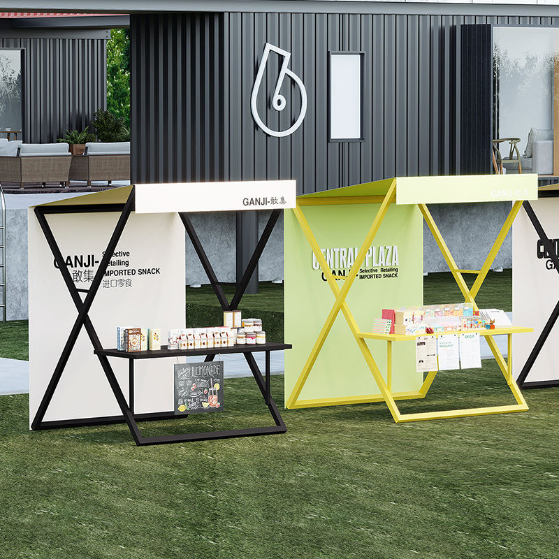 网红促销摆摊架夜市集市架子可移动折叠摊位架户外带棚摆摊展示架