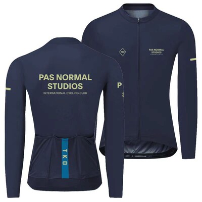 PAS春夏骑行服长袖男女款自行车山地车公路车速干透气户外牛奶丝