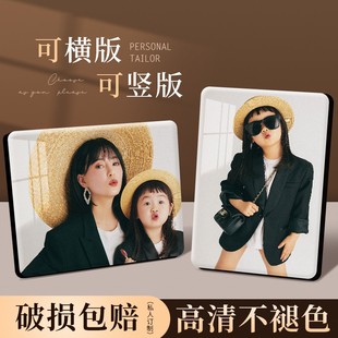 【新粉福利】10寸大韩摆台无框宝宝照婚纱照创意相框长方形简约