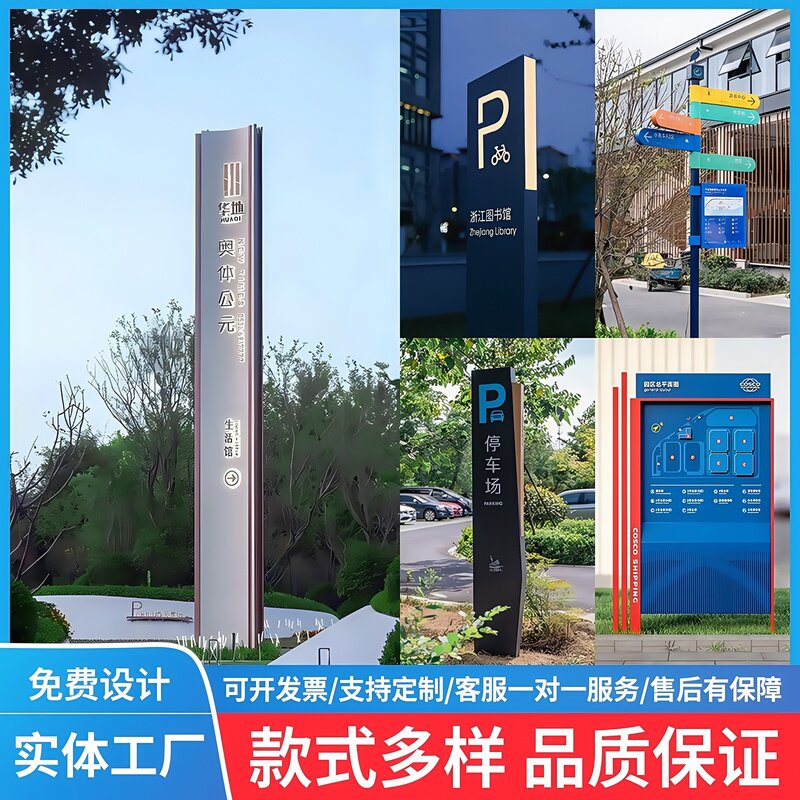 导视牌停车场室内商场医院楼层导视牌指示牌酒店导视牌引路牌定制