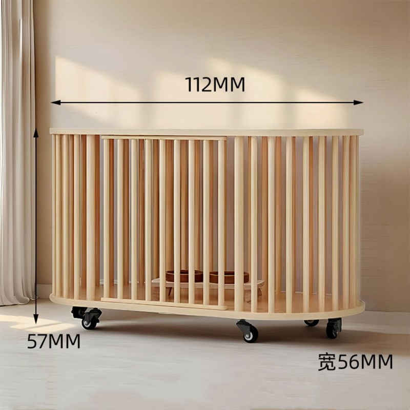 实木猫柜猫窝透气四季通用单层猫笼超大室内多猫咪家用实用猫别墅