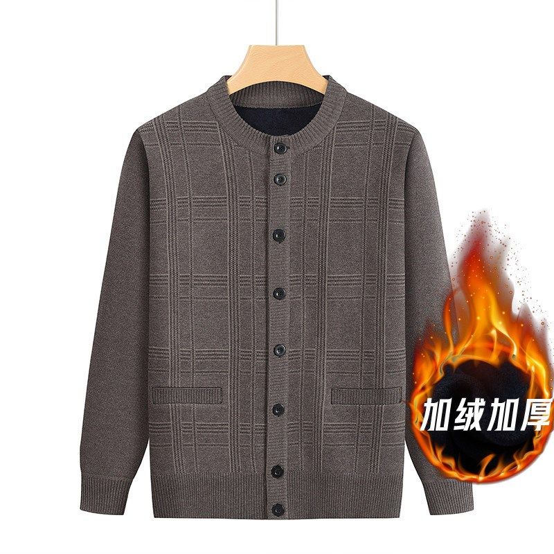 老年开衫毛衣老人爷爷男装冬季老人保暖宽松针织衫外套爸爸冬衣服,男装,中老年上装,淘宝优惠券,粉丝福利购,淘宝优惠卷