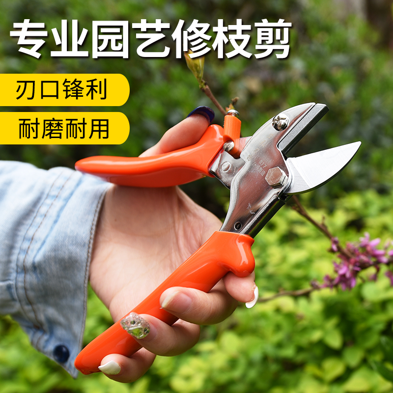 包邮冈弘519大力剪省力剪修枝剪8寸铁砧剪树枝剪修枝剪果枝剪