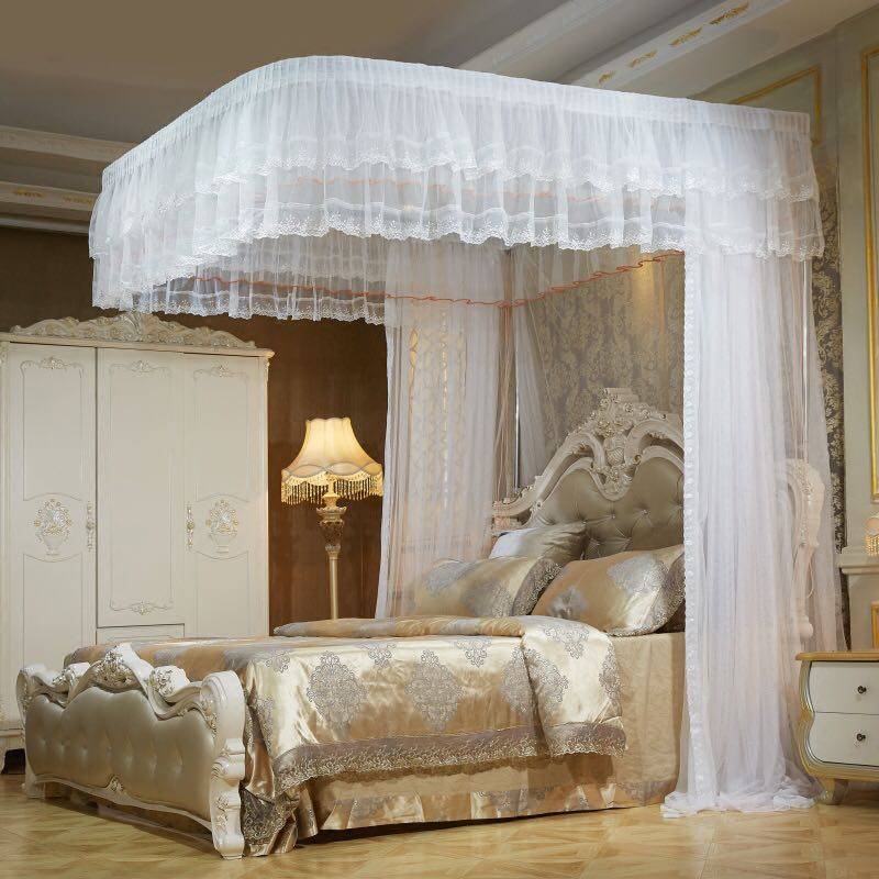 U型加厚挂墙导轨拉幕蚊帐伸缩单开门打墙拉绳铝合金落地不锈钢架