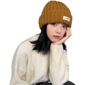 冬季 假发女网红 针织帽假发一体可拆卸短直发锁骨发自然逼真光头款