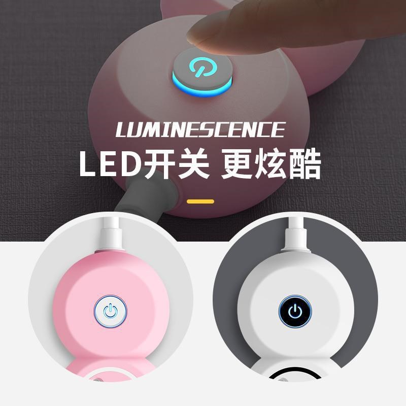 usb插排多孔多口插头学生宿舍家用粉色可爱插座带线插线板转换器