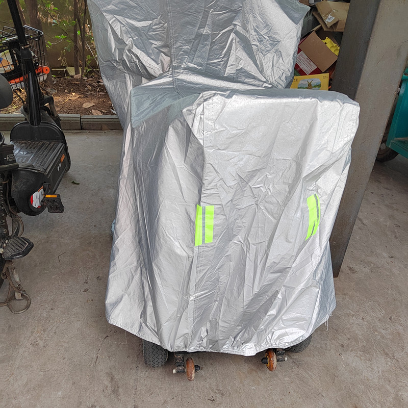 适用凤凰老人成人滑板车四轮车衣电动身心障碍人士车罩双人电动车