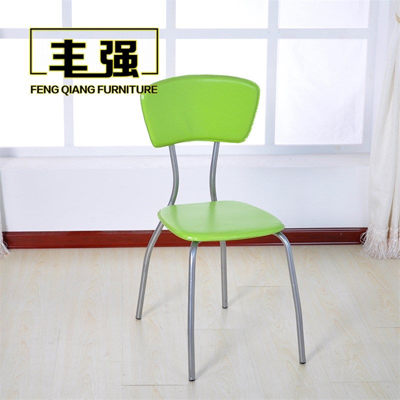 成人简易时尚椅简约学习r会议椅塑料椅子纯色靠背椅餐椅办公休闲