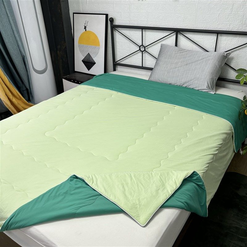 24年双面超柔冷感被! 拼色柔爽夏凉被空调盖被冰丝可机洗冰淇淋