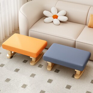 小凳子家用矮凳板凳家用脚凳创意凳子科技布凳子换鞋凳客厅儿童凳