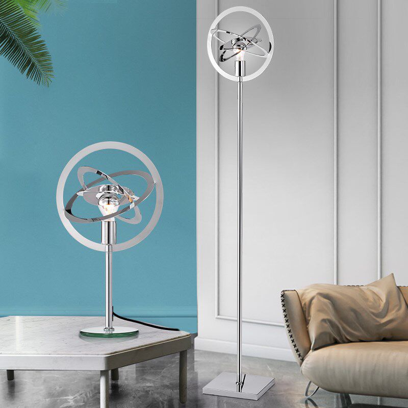 北欧现代装饰台灯落地灯客厅简约卧室床L头灯创意灯饰书房桌灯具