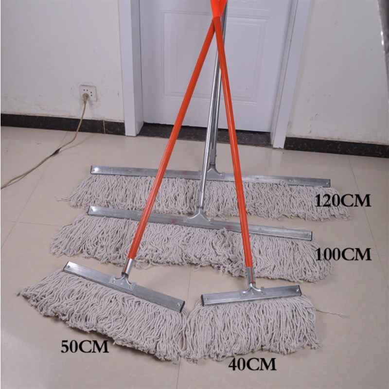 商用拖把特大号拖布家用吸水加宽墩布酒店地拖全棉线工厂车间托帕