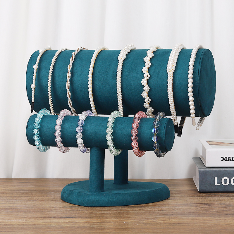 头箍架家用大容量手镯架手串架少女爱心发箍收纳饰品陈列架展示架