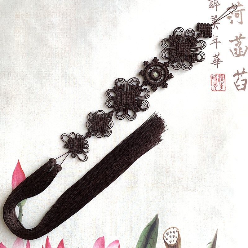 挂珠背云流苏长中国结壁挂手编法会和尚道士法事吊穗燕尾挂穗壁挂