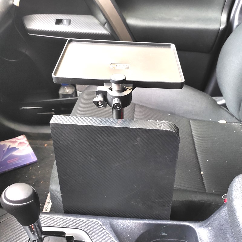 车载小桌板后排汽车餐桌折叠电脑桌小饭桌学习桌电脑架笔记本支架