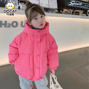 N女童棉服冬2023年新款韩版A儿童加厚棉衣宝宝加厚洋气外套冬装棉