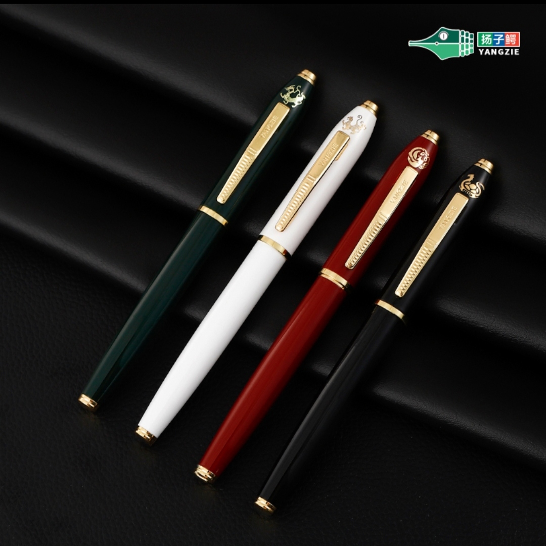 【新品】扬子鳄1897四神兽练字书法美工笔成人学生办公商务签字笔