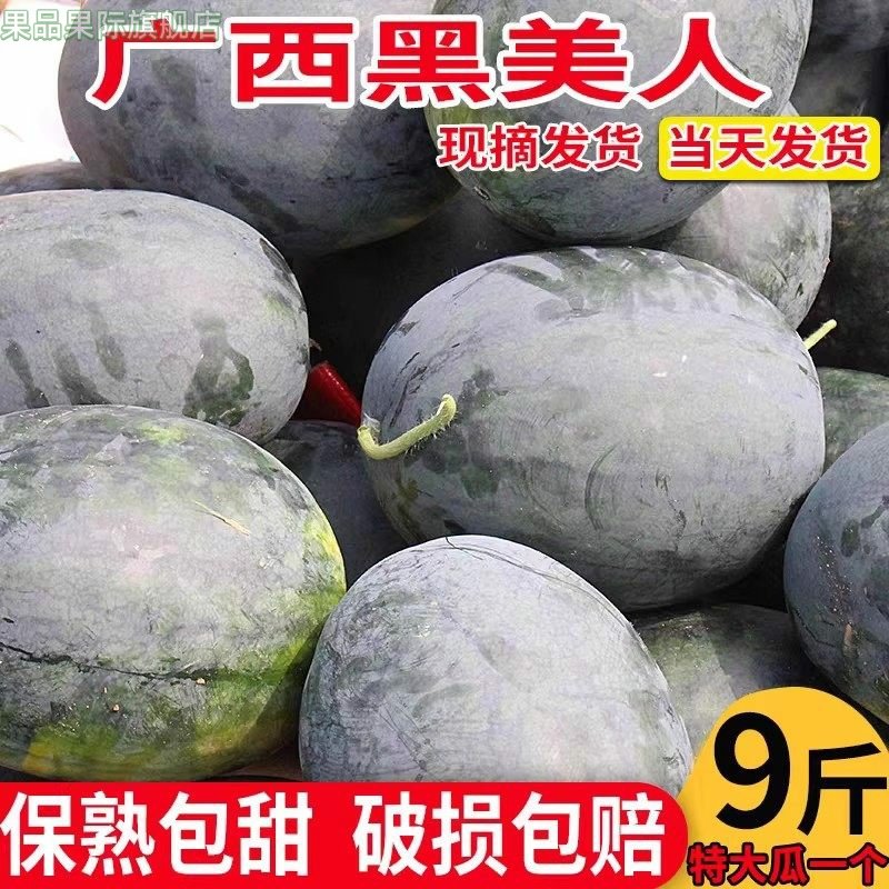 新鲜黑美人西瓜当季水果整箱时令薄皮大西瓜沙瓤甜西瓜麒麟瓜包邮,水产肉类/新鲜蔬果/熟食,西瓜,淘宝优惠券,粉丝福利购,淘宝优惠卷