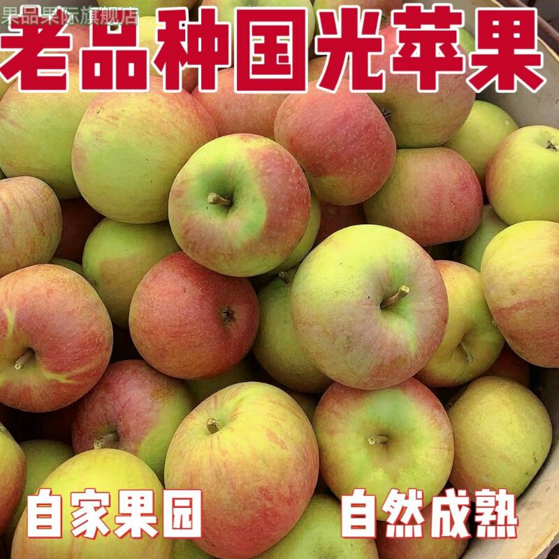 东北小国光酸甜脆新鲜水果孕妇青国光苹果产地农家直发图片