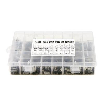 直插TO-92封装三极管2N2222A-BC558NPN小功率晶体管840样品盒