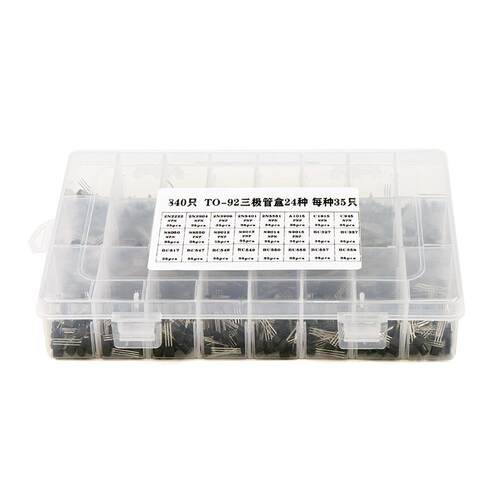 直插TO-92封装三极管2N2222A-BC558NPN小功率晶体管840样品盒
