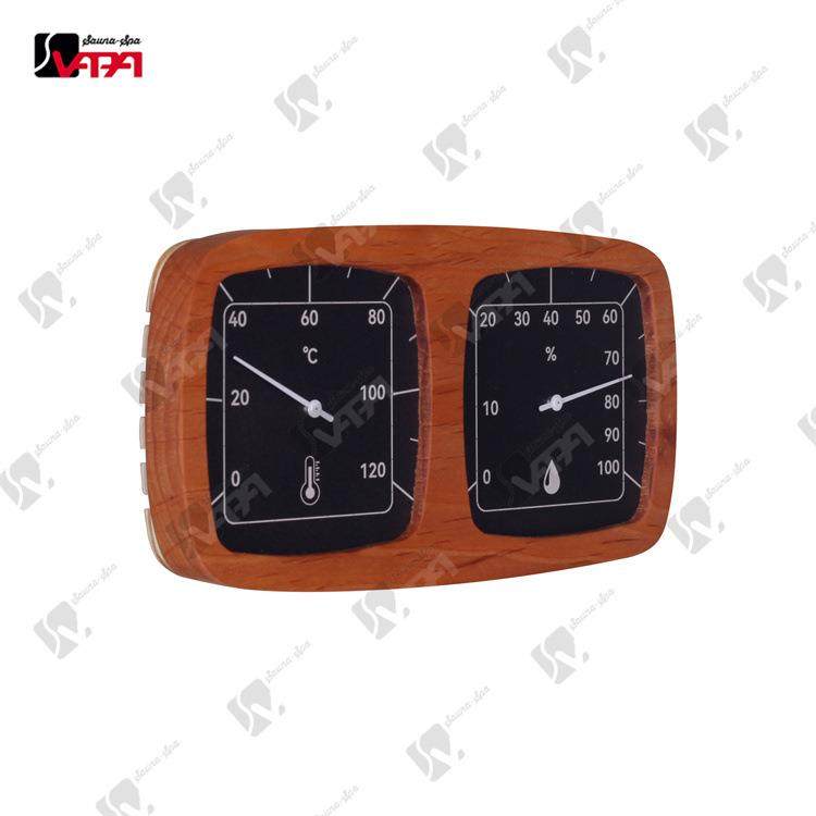桑拿配件赤杨双表木制+铝板温湿度计桑拿附件干蒸房桑拿配件