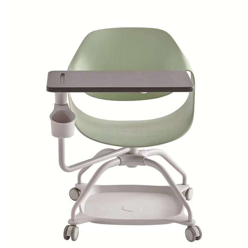 多功能培训椅多媒体教室讨论椅写字板办公椅一体会议书写椅课桌椅