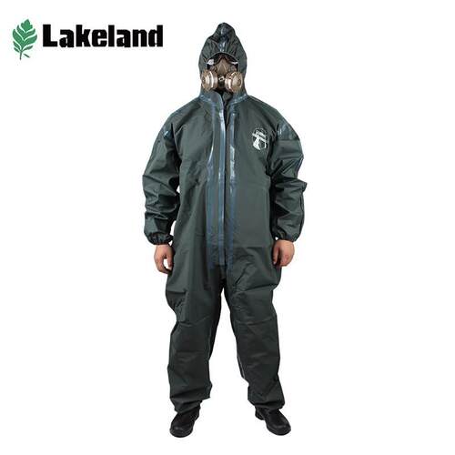 雷克兰NPG135轻型PVC防化服防水耐油耐酸碱连体防护服