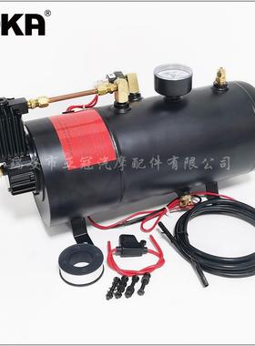 DHKA亚冠-AS174A现货喇叭改装气泵12V150psi蓝色3L空气压缩机