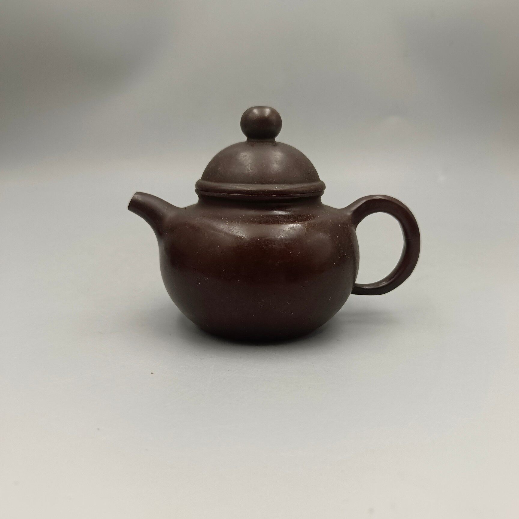 古韵斋仿古铜壶摆件光面小茶壶铜酒壶家居装饰工艺品古玩批发