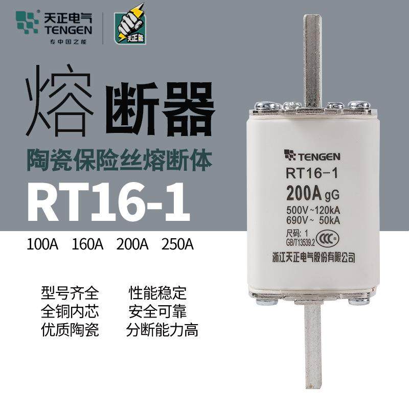 天正电气RT16-1NT1RT36-1熔断器芯保险丝160A200A250A