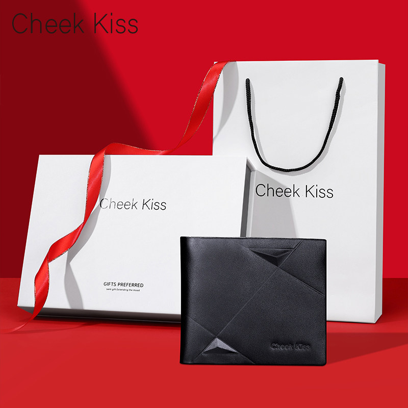 CheekKiss男士短款钱包商务