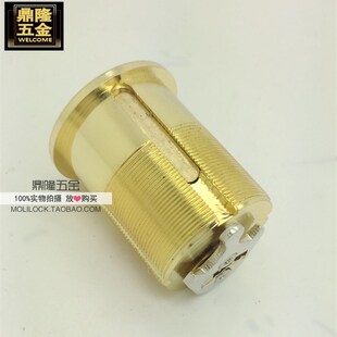 美式螺纹别墅锁芯38MM 45MM 50mm  60MM 罗纹锁芯 门锁配件