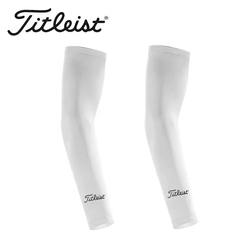 Titleist泰特利斯高尔夫夏季防晒袖套男女冰袖透气户外运动冰丝