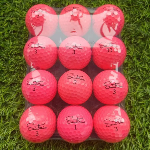 Saintnine高尔夫球三四层球韩国大S彩色球一包12颗装超远距离球