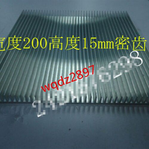 矮密齿散热器 机箱散热 二三极管电子散热大功率散热 宽200高15mm