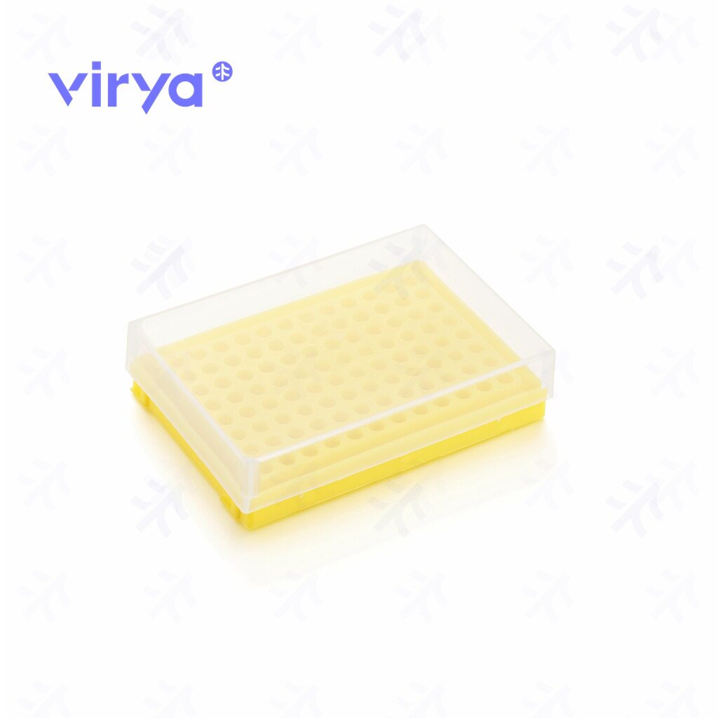 Virya PCR管架盒 3349601 适用于固定pcr单管、八联管 8*12孔