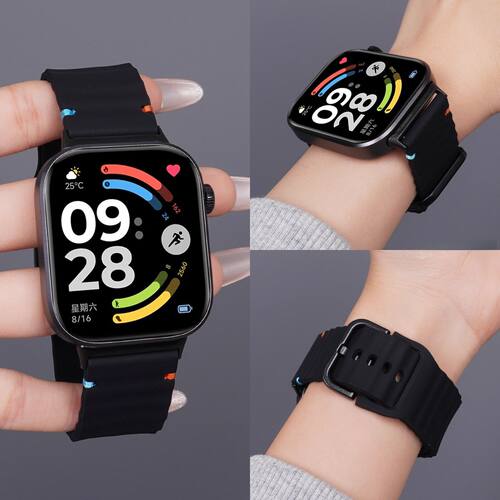 适用荣耀手表5表带硅胶荣耀5UItra手表带亲肤HONORwatch5男女腕带