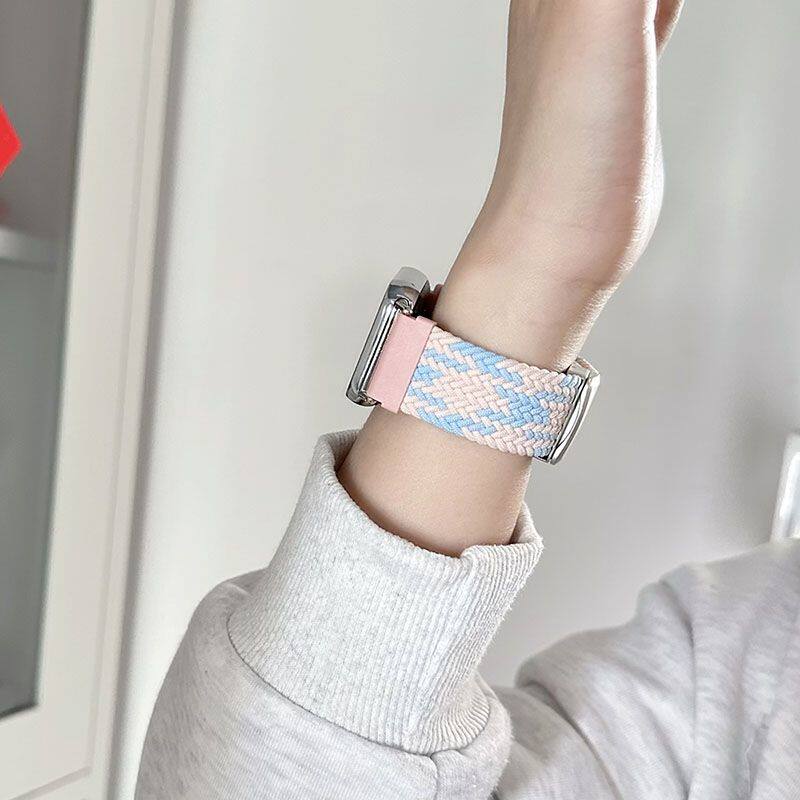 适用vivowatch3表带iqoowatch编织吸磁VIVO二代回环42/46mm腕带 - 实物图