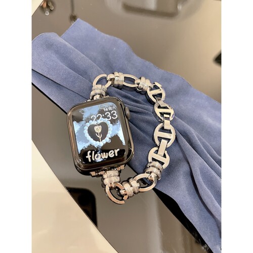 Getyr猪鼻扣链条表带Apple Watch夏季适用苹果手表S7/S8/SE